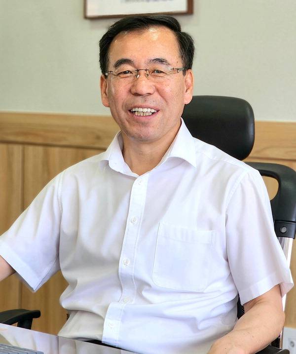 손명철 한국철도공사 부산경남본부장이 앞으로의 포부에 대해 말하고 있다.  한국철도공사 부산경남본부 제공