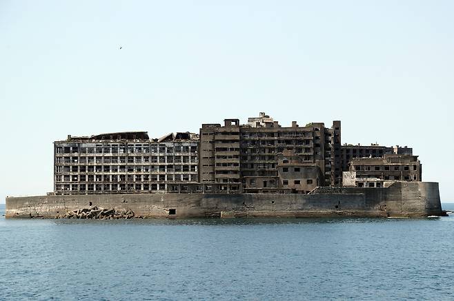 Hashima Island, also known as the Battleship Island [YONHAP]