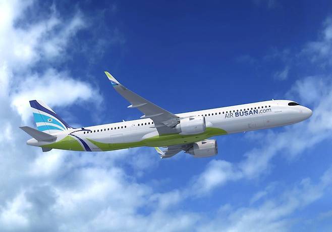 에어부산 A321neo 항공기. 에어부산 제공