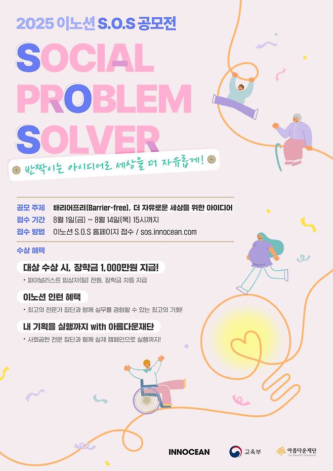 이노션이  ‘S.O.S(Social Problem Solver) 공모전’을 개최한다. [이노션 제공]