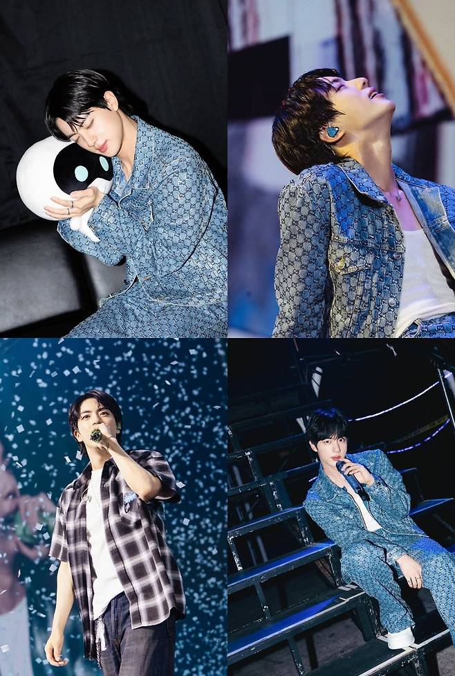 사진=방탄소년단 진 공식 계정, 위버스