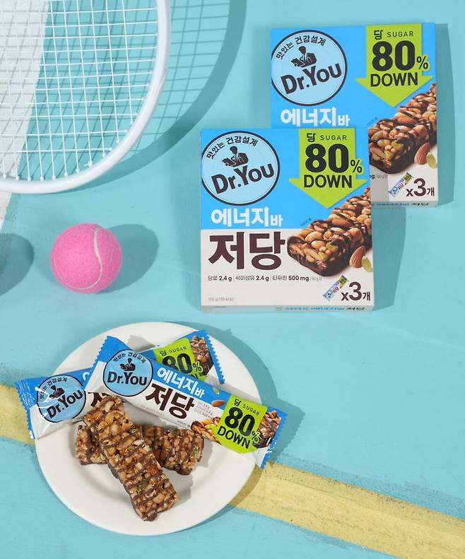 [서울=뉴시스] 오리온 닥터유 에너지바 저당 제품 이미지. (사진=오리온) 2025.07.08.  *재판매 및 DB 금지