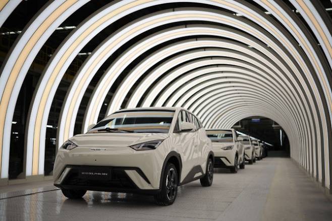 BYD가 브라질서 생산 판매개시한 돌핀 미니. BYD