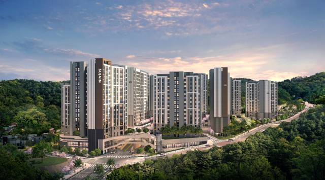 ‘대전 문화공원 수자인’ 투시도. 사진 제공=BS한양