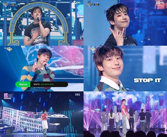 Mnet ‘엠카운트다운’, KBS2 ‘뮤직뱅크’, SBS ‘인기가요’ 방송 화면 캡처
