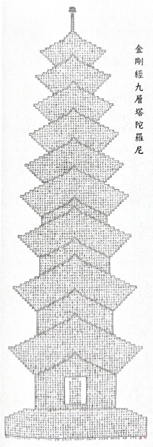 ◇유은정 作 금강경구층탑다라니경