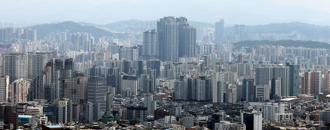 서울 남산에서 바라본 서울 강북 지역. (사진=이데일리 방인권 기자)