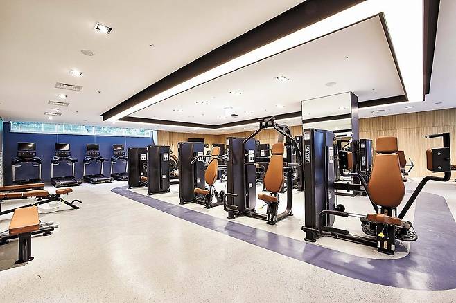 사이언스빌리지 ‘피트니스룸’.