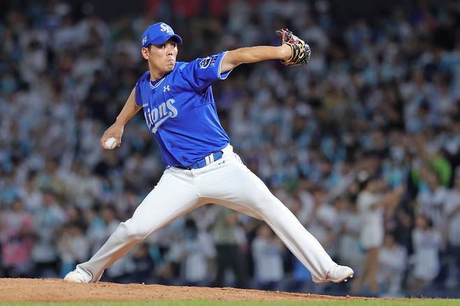 삼성 김재윤. 삼성 제공