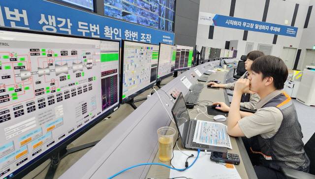 ▲ 석탄화력발전소인 삼척 블루파워가 전력망 공급 부족 등 이유로 가동률이 10%대에 머무르면서 심각한 경영난을 겪고 있다. 사진은 발전소 내부 풍경이다. 블루파워 제공