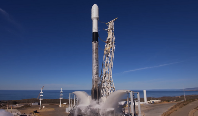 스페이스X의 팔콘 발사 장면 [사진=스페이스X]