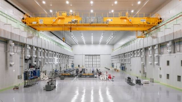 두산에너빌리티 창원 공장에 마련된 SMR 부품 제작 설비 전경. [두산에너빌리티 제공]