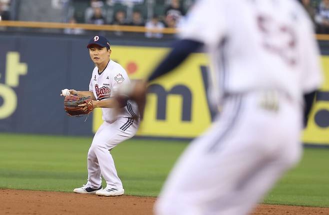 ▲ 박계범 ⓒ두산 베어스