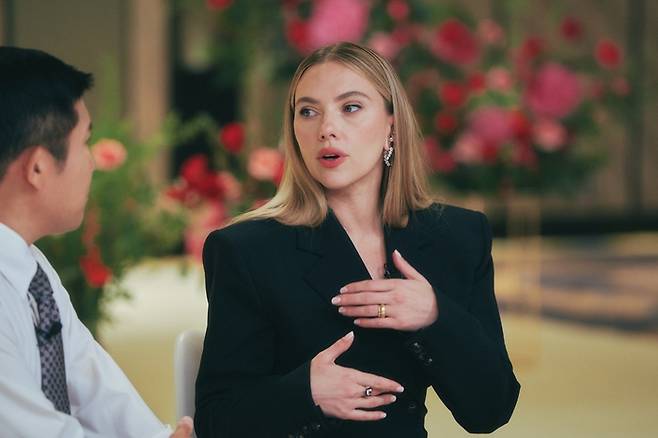 스칼릿 조핸슨. 사진|tvN