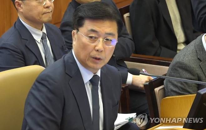 홍장원 전 국가정보원 1차장 [헌법재판소 제공. 재판매 및 DB 금지]