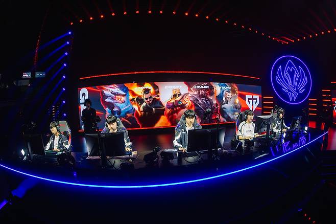 2025 MSI 출전 중인 젠지 선수들. 사진 | 라이엇 게임즈