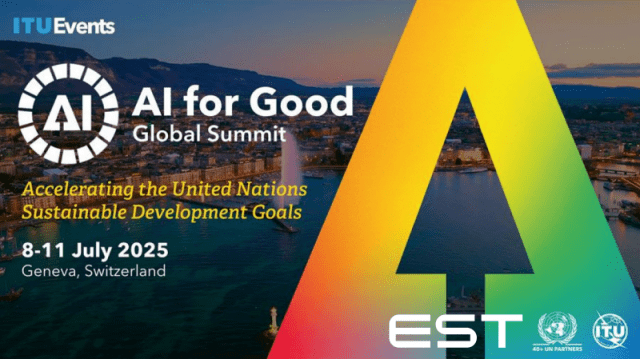 페르소닷에이아이가 UN 전문기관 ITU의 '2025 AI 포 굿 글로벌 서밋에서 혁신 사례로 선정됐다(이미지=이스트소프트)