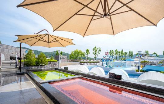 행정안전부가 '여름철 찾기 좋은 온천 10선'으로 선정한 아산시 '파라다이스 스파 도고'. 누리집 갈무리