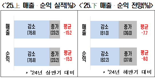 한국경제인협회가 자영업자 500명을 대상으로 ‘자영업자 25년 상반기 실적 및 하반기 전망 설문조사’를 실시했다. ⓒ한국경제인협회