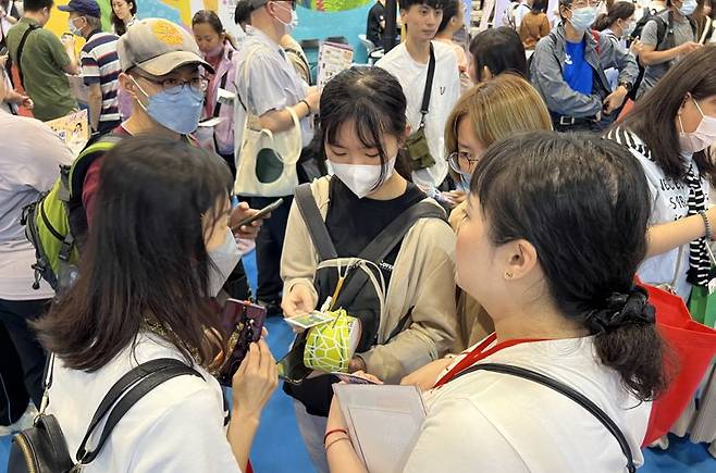 지난 5월 23~26일 대만 현지에서 열린 ‘코리아 트래블 엑스포’ 현장. 부산관광공사 제공