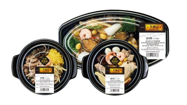 초복을 앞두고 이마트가 내놓은 중화보양식 3종 세트. 왼쪽부터 산라탕, 불도장, 전가복. 이마트 제공