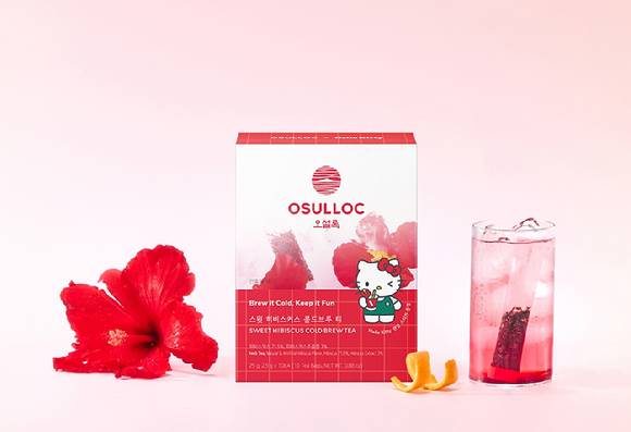 오설록 헬로키티 스윗 히비스커스 콜드브루 티. [사진=아모레퍼시픽]
