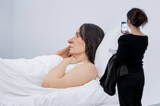 개막 90일 만에 50만 관객을 넘긴 국립현대미술관 서울관의 '론 뮤익'. 사진 국립현대미술관