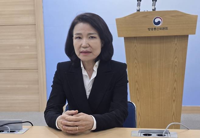 ▲이진숙 방송통신이진숙 방송통신위원장