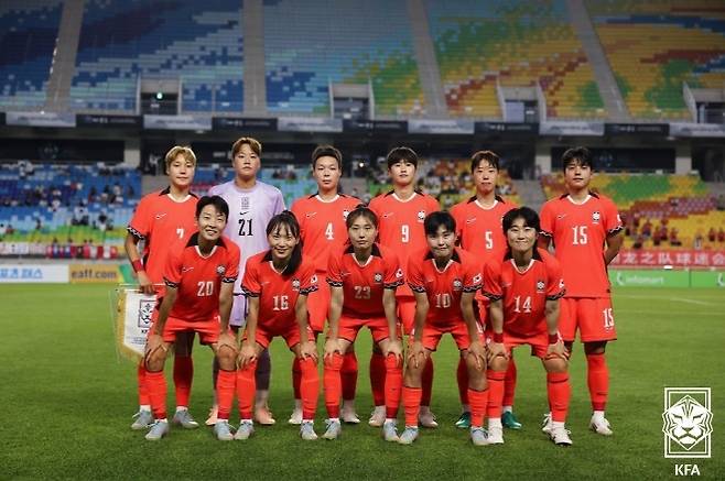 한국 여자 축구 대표팀. 사진=대한축구협회