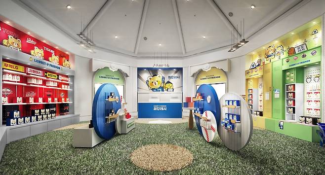 에버랜드는 KBO와 ‘레시앤프렌즈’가 콜라보 한 ‘KBO 최강레시 스토어’를 11일 오픈한다고 밝혔다. 키링, 봉제인형, 크로스백, 미니 파우치 등 110여 종의 다양한 굿즈들을 만나 볼 수 있다. [에버랜드 제공]