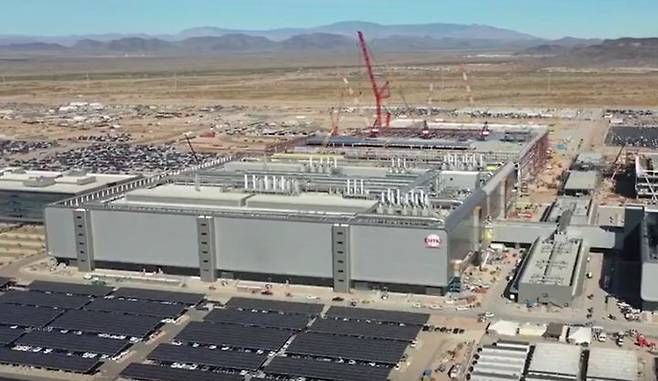 [서울=뉴시스]TSMC의 미국 애리조나 공장. (사진=TSMC 홈페이지 캡처) 2025.07.09. photo@newsis.com *재판매 및 DB 금지