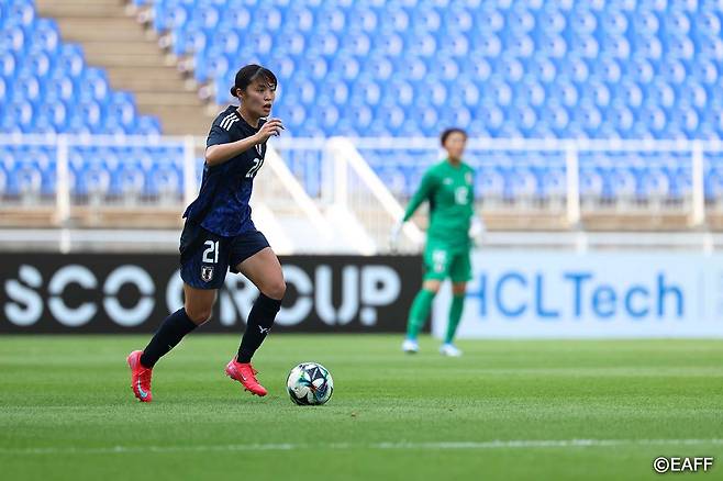 지난 9일 수원월드컵경기장에서 열린 일본과 대만의 2025 동아시아축구연맹(EAFF) E-1 챔피언십(동아시안컵) 여자부 1차전 경기 모습. 이날 경기 공식 관중수는 193명이었다. /사진=EAFF 제공