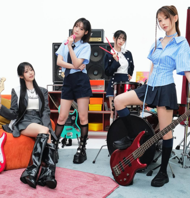 QWER. 사진ㅣ현대면세점