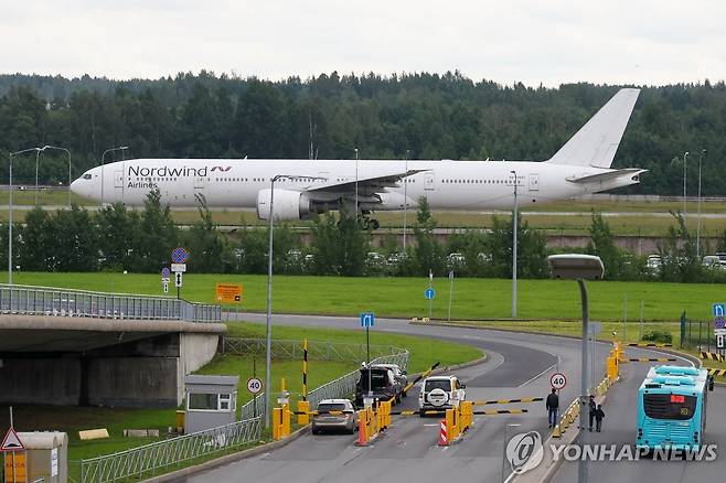 노르드윈드 항공기 [타스 연합뉴스 자료사진. 재판매 및 DB 금지]
