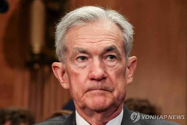 제롬 파월 미 연준 의장 [로이터 연합뉴스 자료사진. 재판매 및 DB 금지]