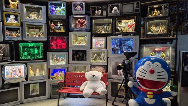 경북 경주시 키덜트뮤지엄 내부 전시 공간. 남태우 기자