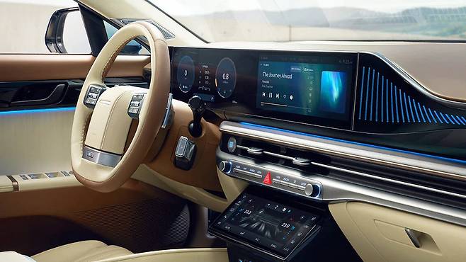 현대차 그랜저 하이브리드 실내