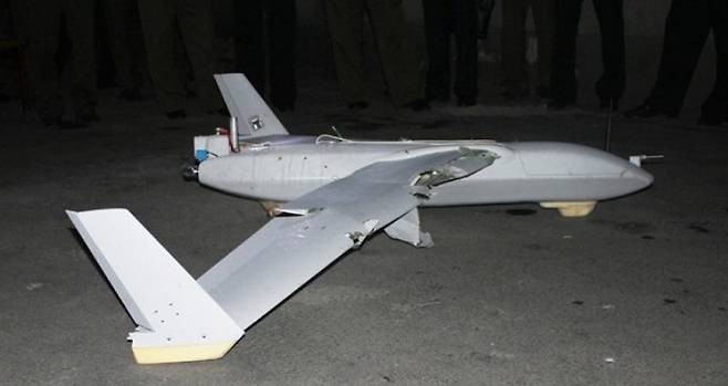 지난해 10월 북한이 평양에 침투했다고 주장한 드론. 노동신문 뉴스1