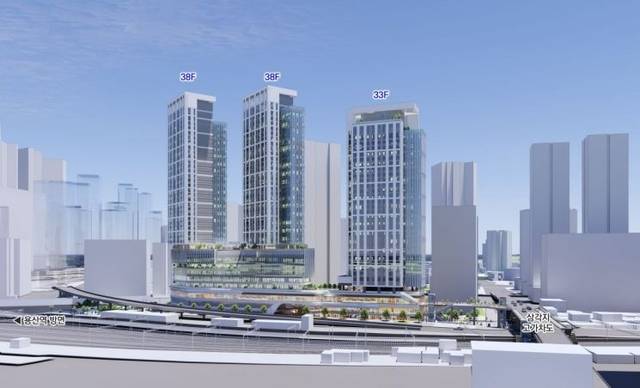 서울 용산구 문배동 30-10 일대 역세권활성화 사업 조감도. [서울시 제공]