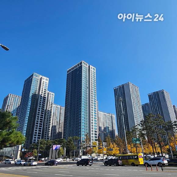 올림픽파크 포레온 전경 [사진=이효정 기자 ]