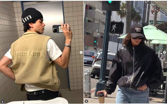 왼쪽부터 영국 런던, 미국 LA 인플루언서가 올린 마뗑킴 코디법. 인스타그램 캡처