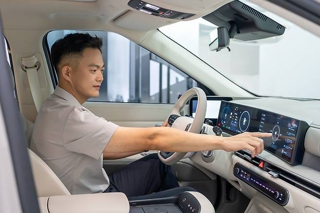 오디오 바이 뱅앤올룹슨 사운드를 소개하고 있는 김동진 현대차 인포테인먼트 사운드개발팀장 [사진제공=하만]