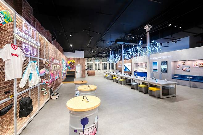 삼성전자가 미국 뉴욕에서 운영하는 갤럭시 익스피리언스 스페이스 공간  [삼성전자 제공]