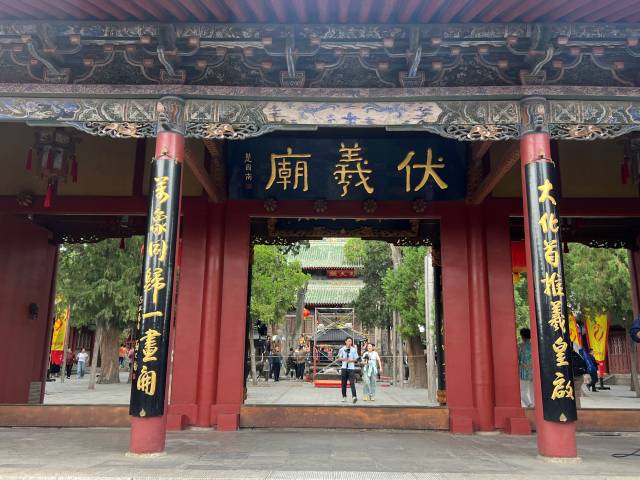 중국 간쑤성 톈수이시에 위치한 복희묘. 김광수특파원