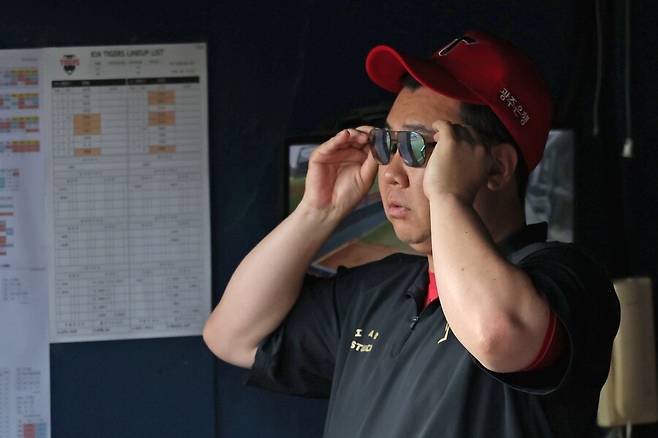 ▲ 전반기 마지막 3연전에서 치명적인 3연패를 당하며 정규시즌 2연패와 멀어진 KIA ⓒKIA타이거즈