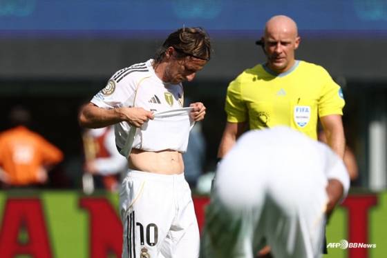 루카 모드리치의 경기 모습.  /AFPBBNews=뉴스1