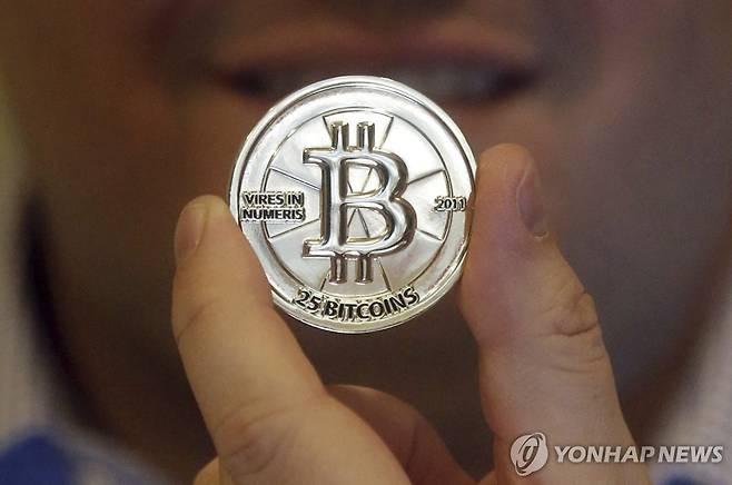 비트코인 [AP 연합뉴스 자료사진. 재판매 및 DB 금지]