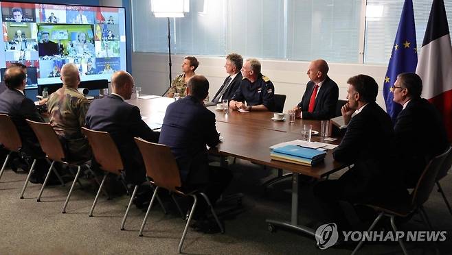 10일 영국에서 열린 '의지의 연합' 회의 [AFP=연합뉴스]