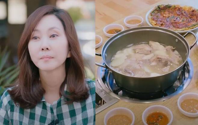 김남주가 다이어트 음식으로 닭한마리를 추천했다. [사진=유튜브 채널 '김남주' 영상 캡처]