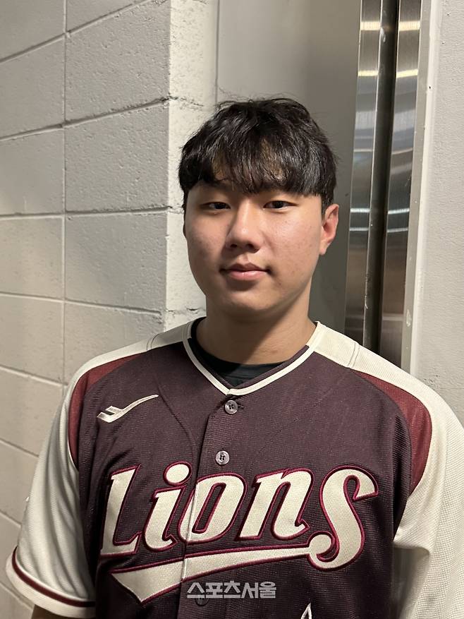 배찬승이 인터뷰에 임하고 있다. 대전 | 박연준 기자 duswns0628@sportsseoul.com